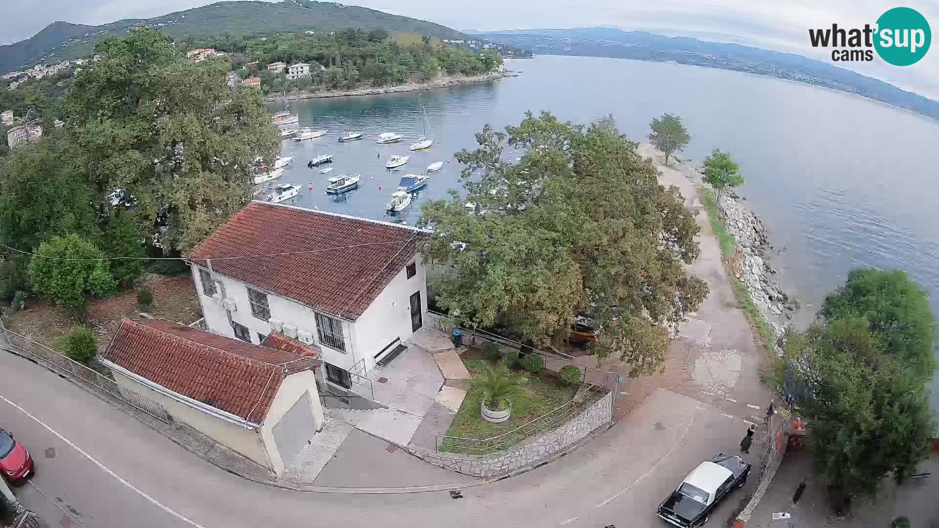 Ika Harbor Webcam – LIVE View of the Harbor and Opatija Lights