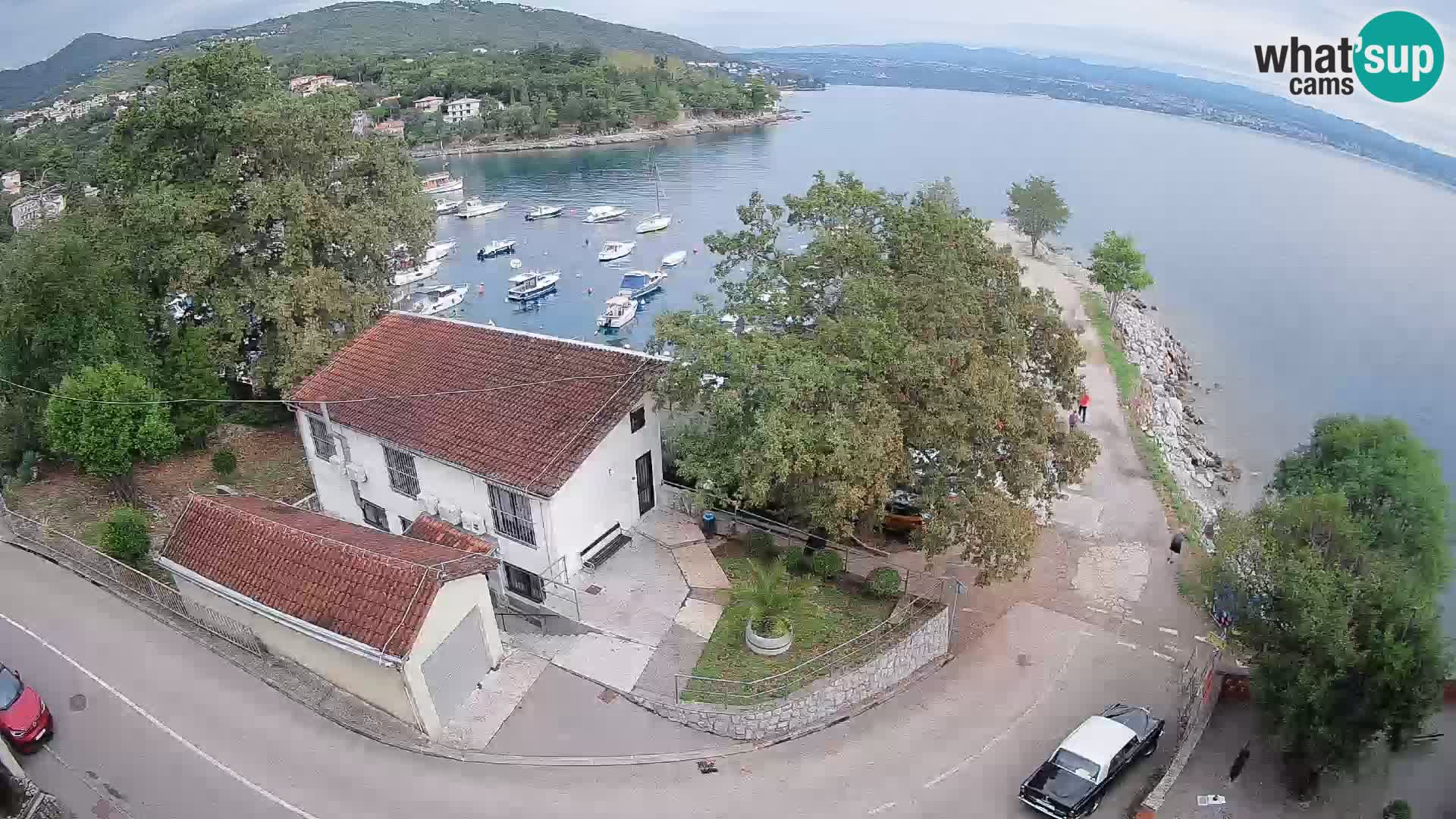 Ika Harbor Webcam – LIVE View of the Harbor and Opatija Lights