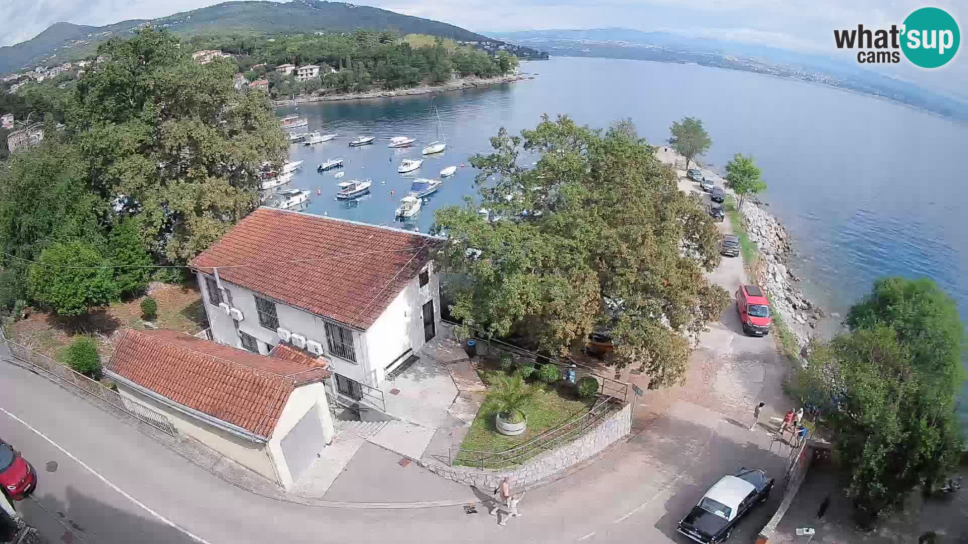 Webcam porto Ika – Vista LIVE sul porto e le luci di Opatija