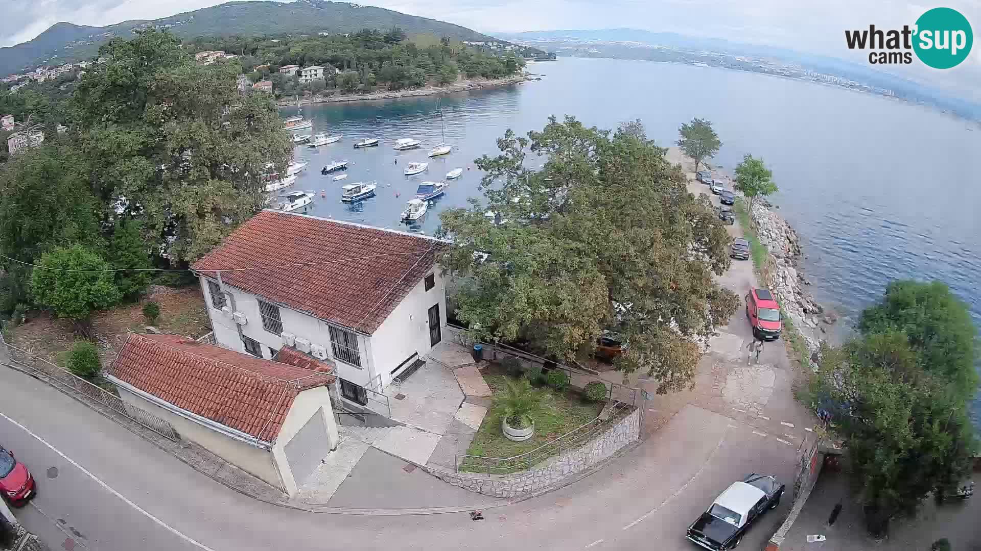 Webcam port d’Ika – Vue en direct et lumières d’Opatija