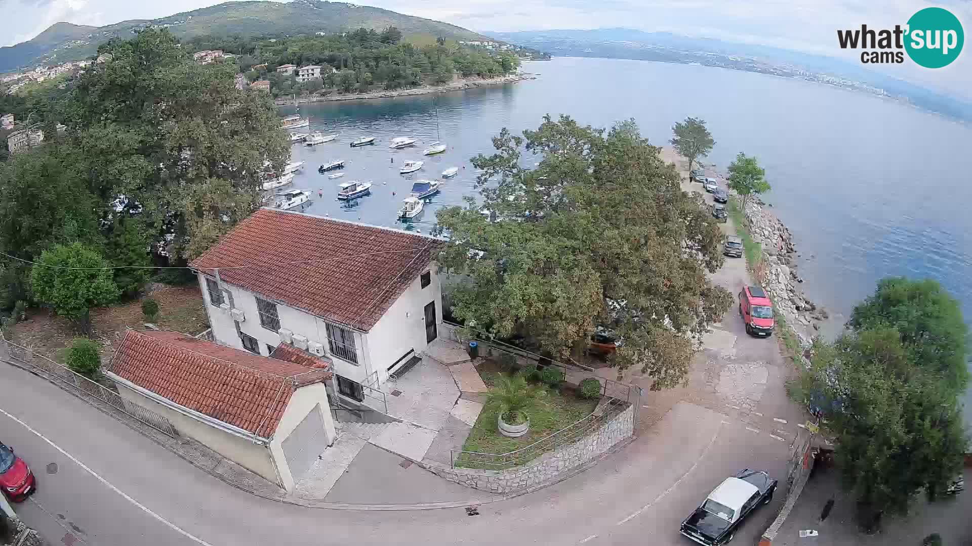 Webcam port d’Ika – Vue en direct et lumières d’Opatija