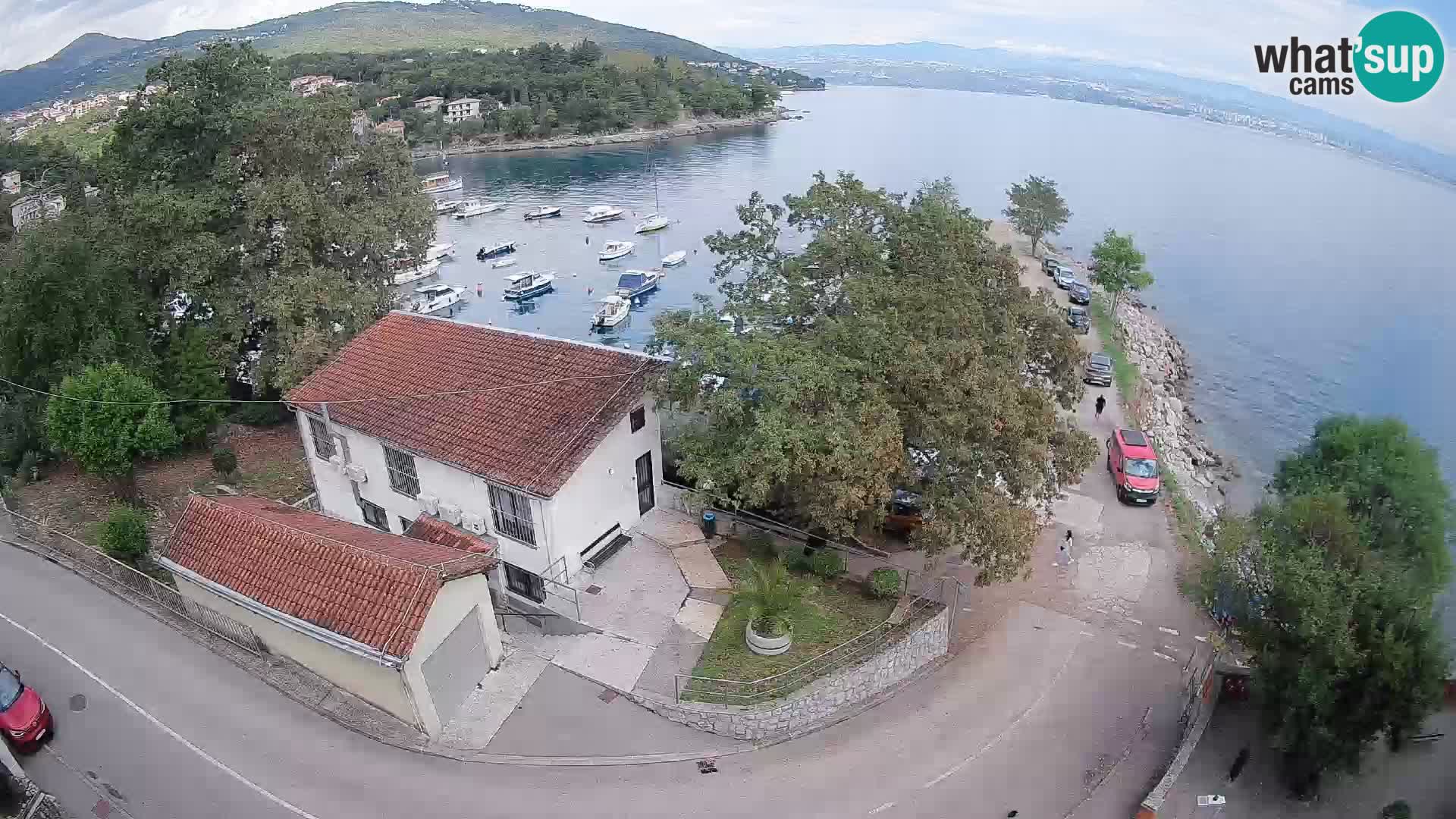 Webcam port d’Ika – Vue en direct et lumières d’Opatija