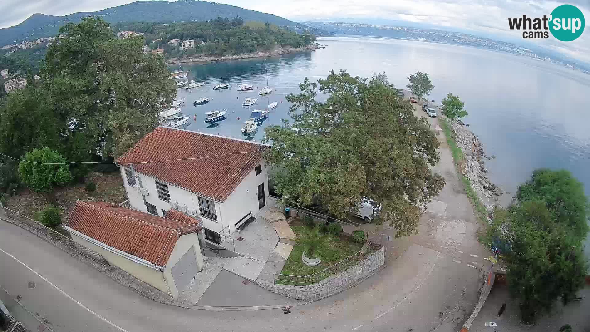 Webcam Ika Hafen – LIVE Blick auf den Hafen und die Lichter von Opatija