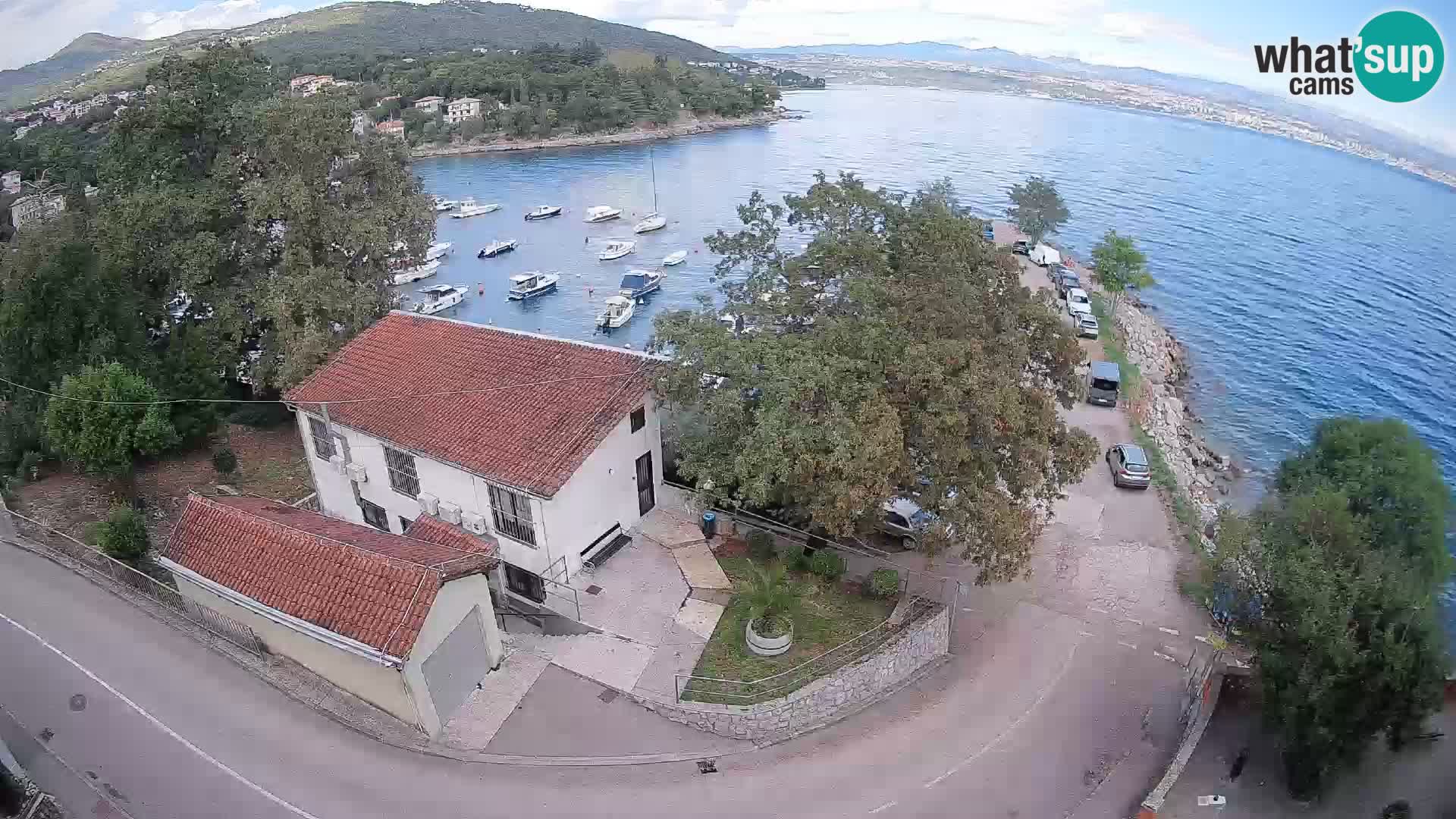 Webcam porto Ika – Vista LIVE sul porto e le luci di Opatija