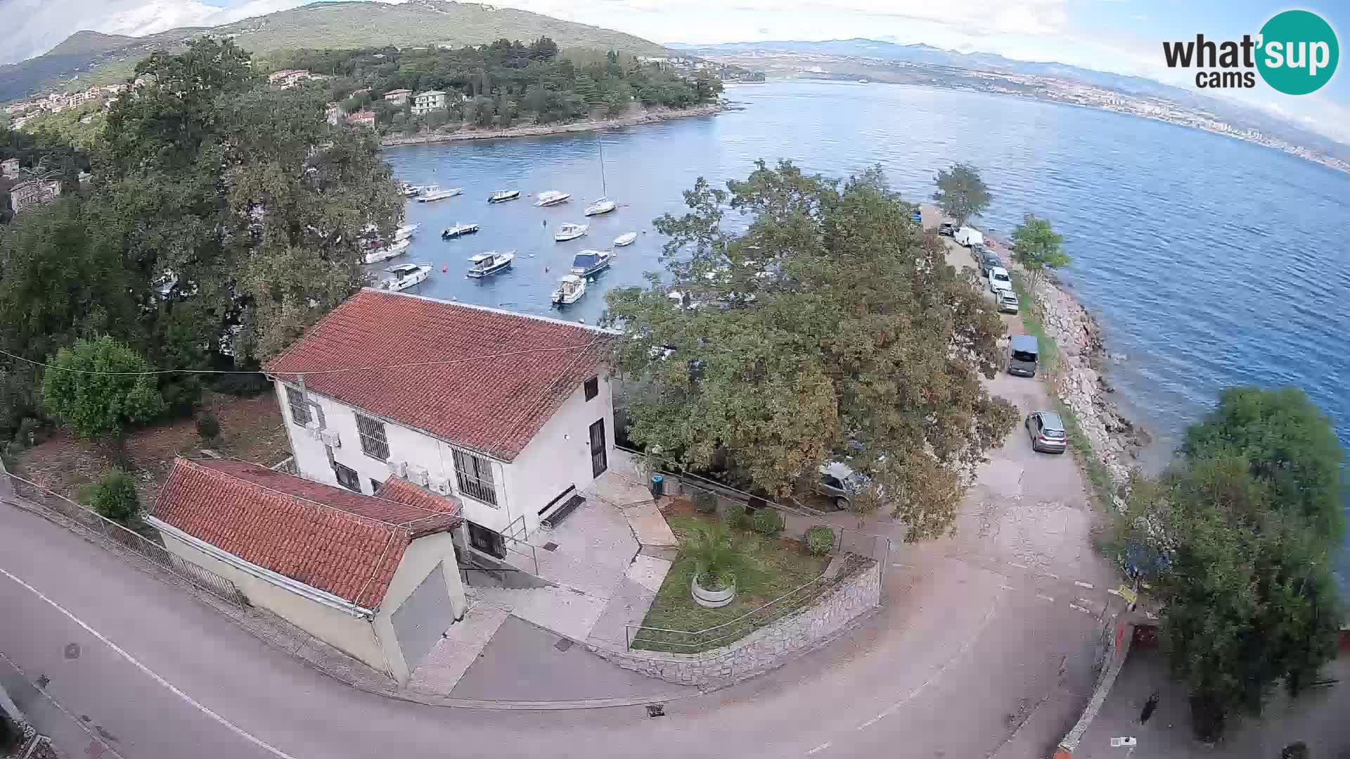 Webcam porto Ika – Vista LIVE sul porto e le luci di Opatija