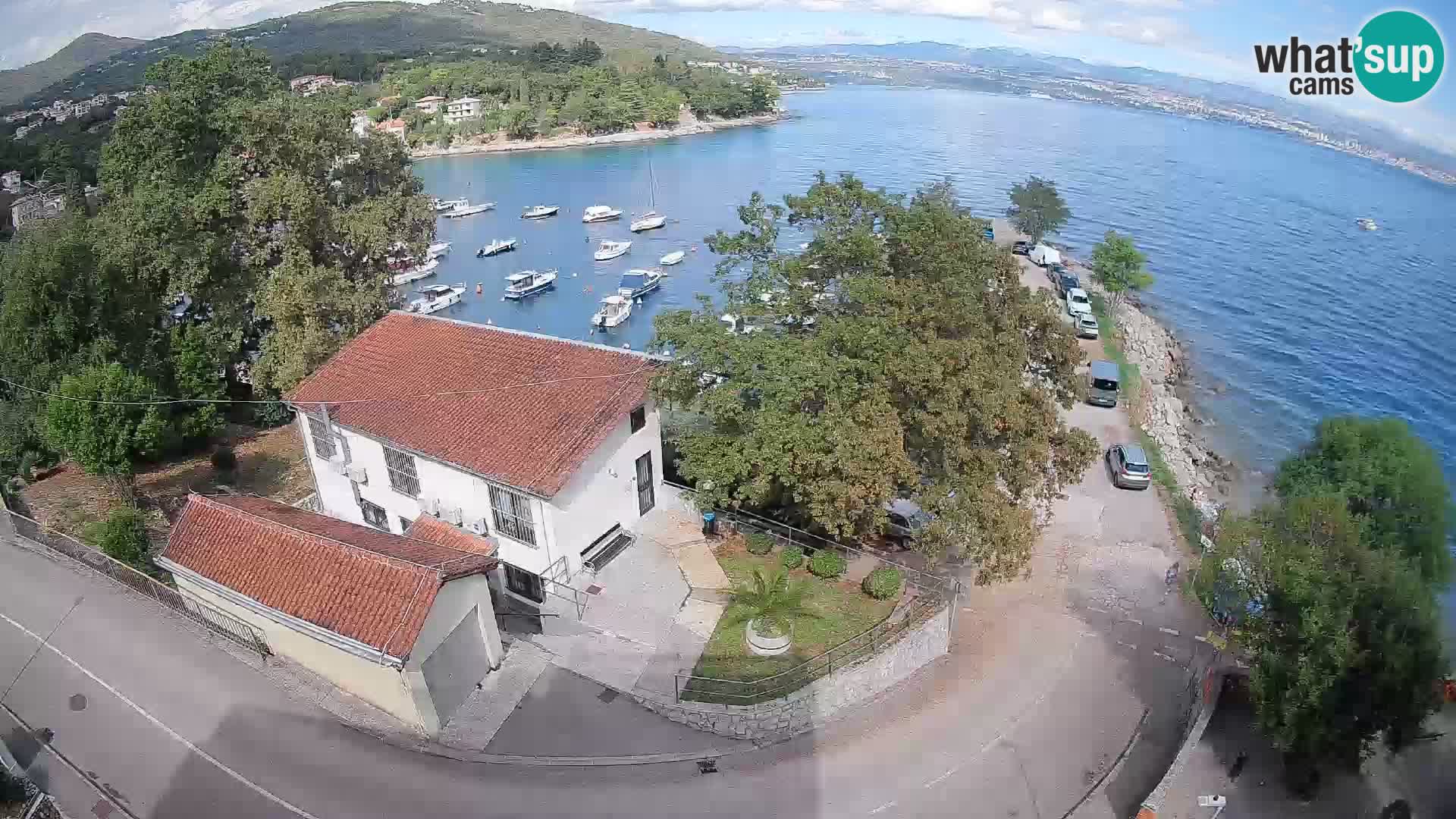 Webcam port d’Ika – Vue en direct et lumières d’Opatija