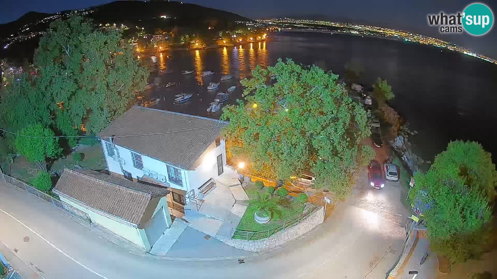 Webcam port d’Ika – Vue en direct et lumières d’Opatija