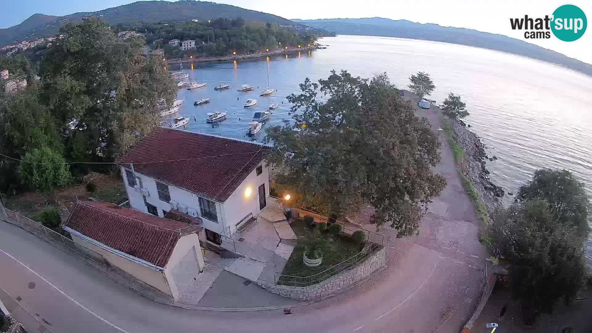 Webcam port d’Ika – Vue en direct et lumières d’Opatija
