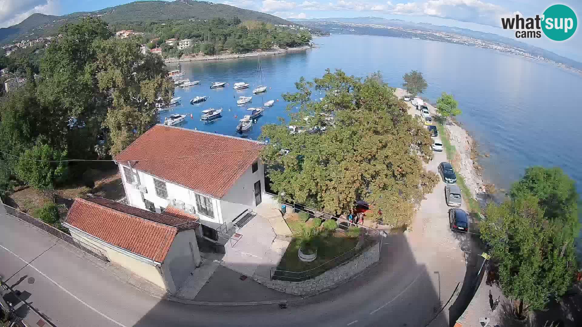 Webcam Ika Hafen – LIVE Blick auf den Hafen und die Lichter von Opatija