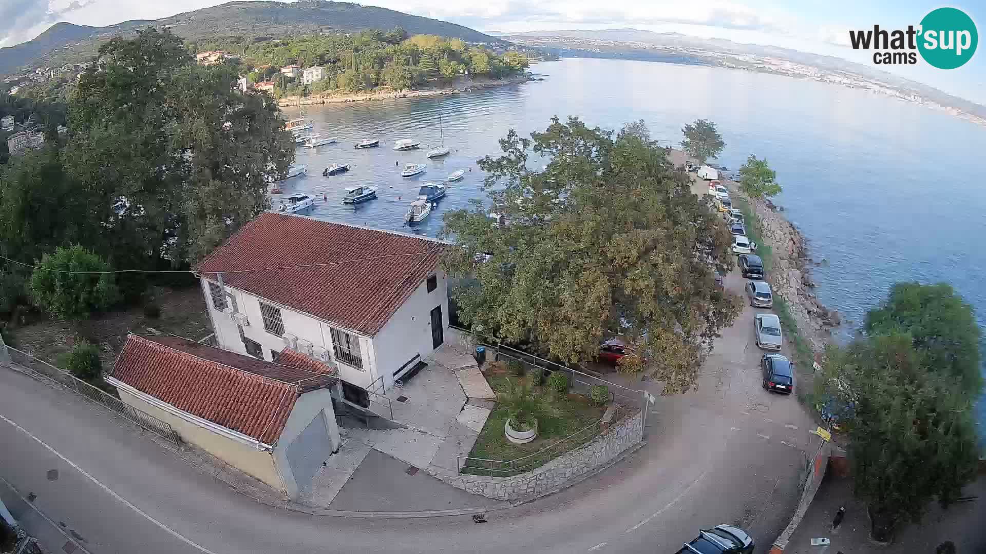 Webcam port d’Ika – Vue en direct et lumières d’Opatija