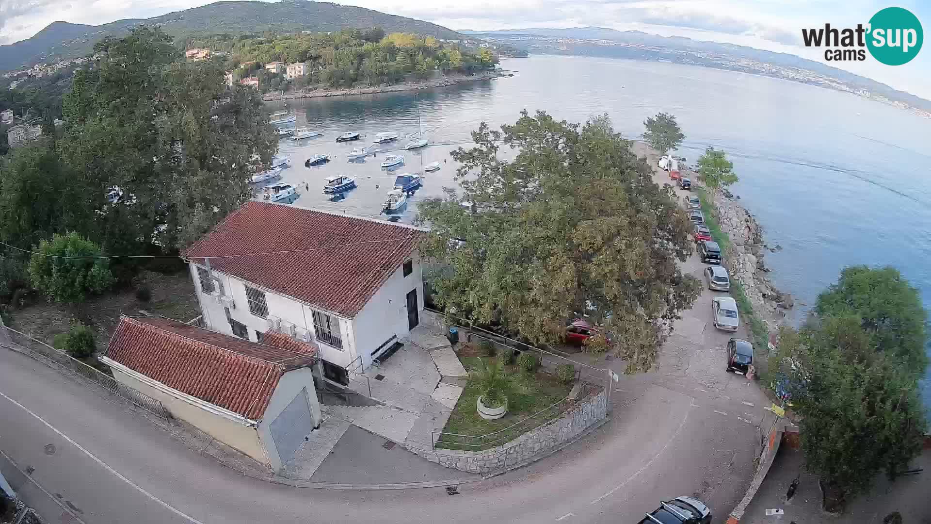 Webcam port d’Ika – Vue en direct et lumières d’Opatija