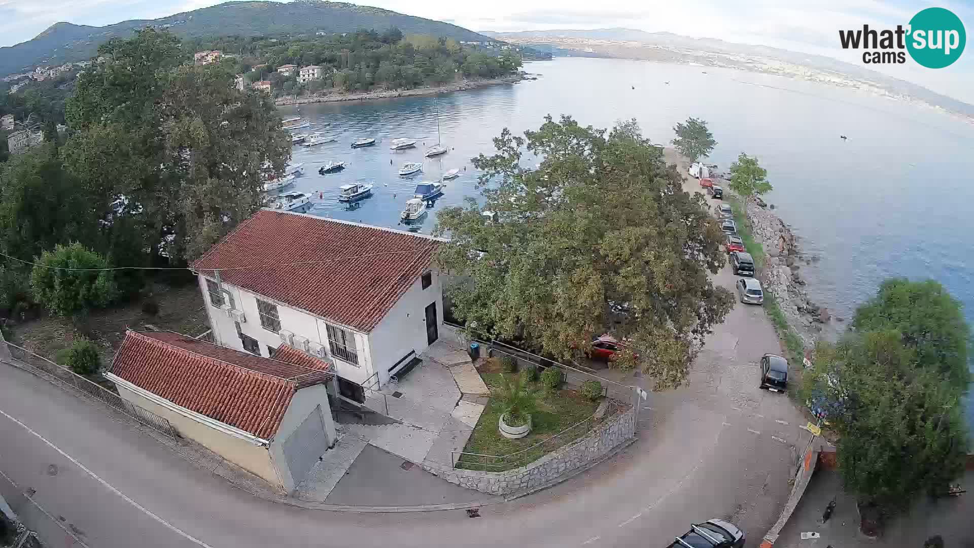 Webcam porto Ika – Vista LIVE sul porto e le luci di Opatija