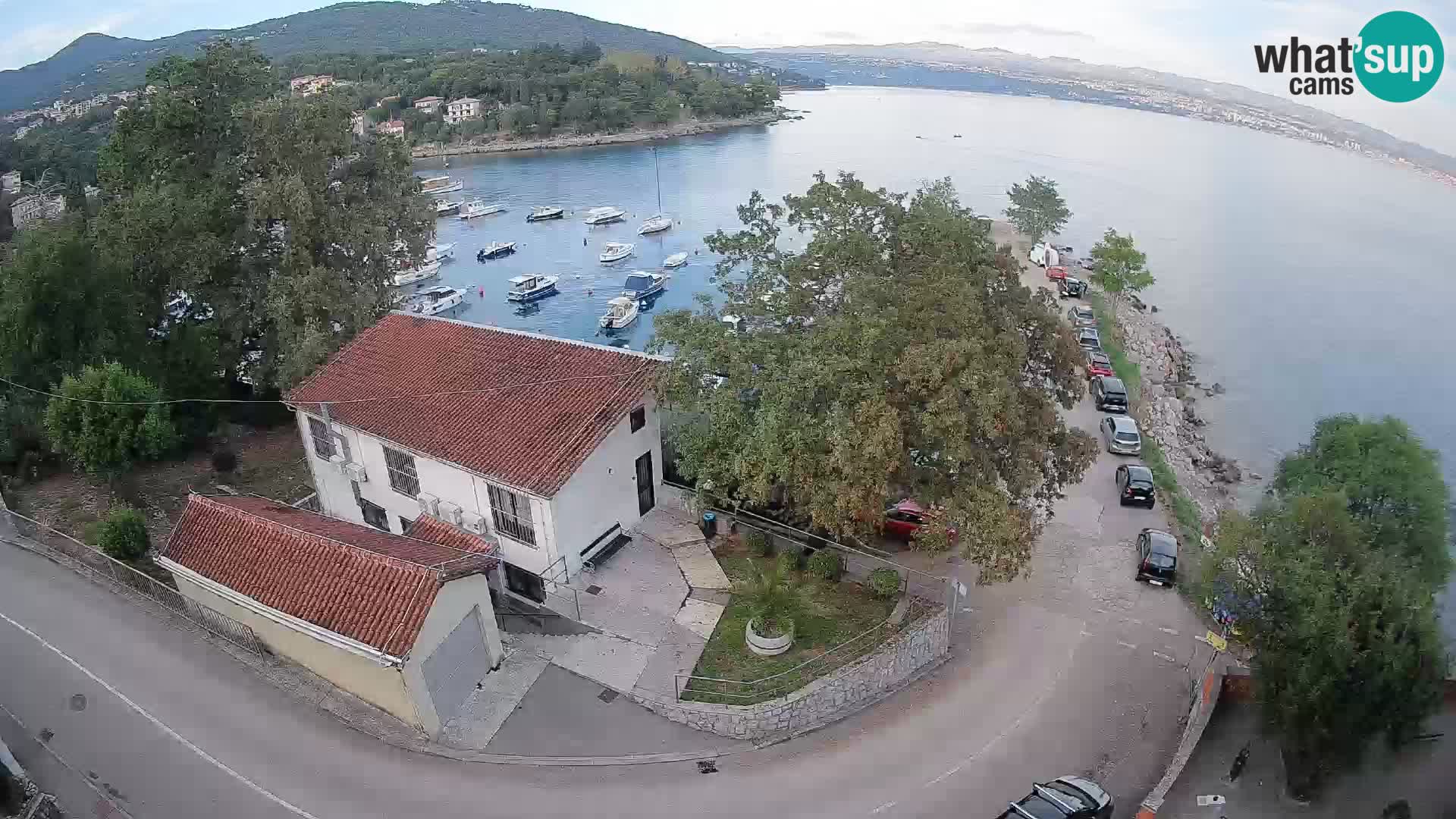 Webcam porto Ika – Vista LIVE sul porto e le luci di Opatija