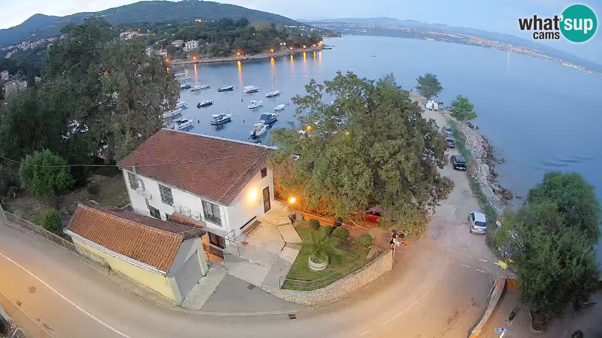 Webcam Ika Hafen – LIVE Blick auf den Hafen und die Lichter von Opatija