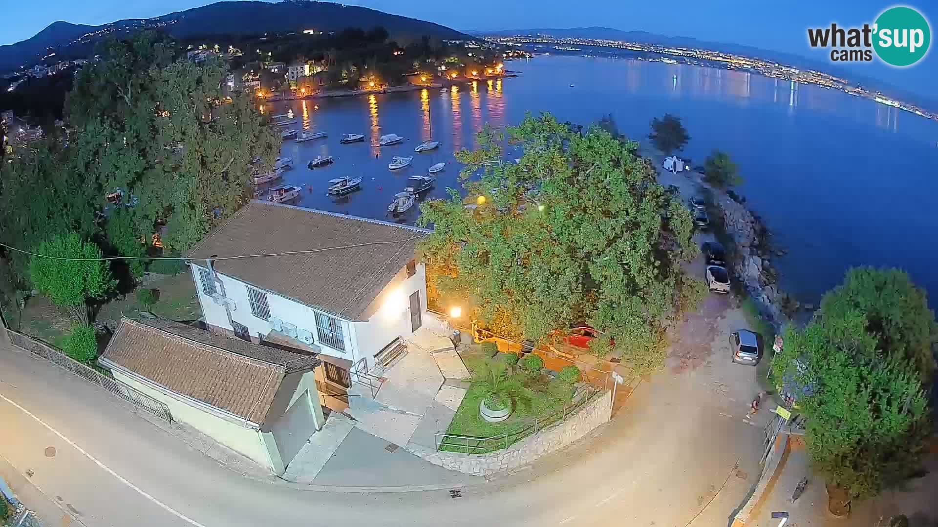 Webcam port d’Ika – Vue en direct et lumières d’Opatija