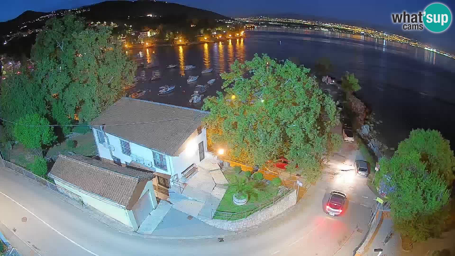 Webcam port d’Ika – Vue en direct et lumières d’Opatija