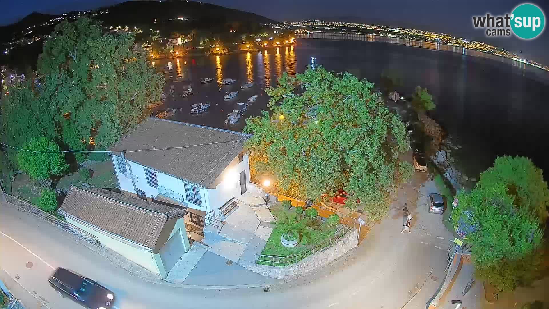 Webcam Ika Hafen – LIVE Blick auf den Hafen und die Lichter von Opatija