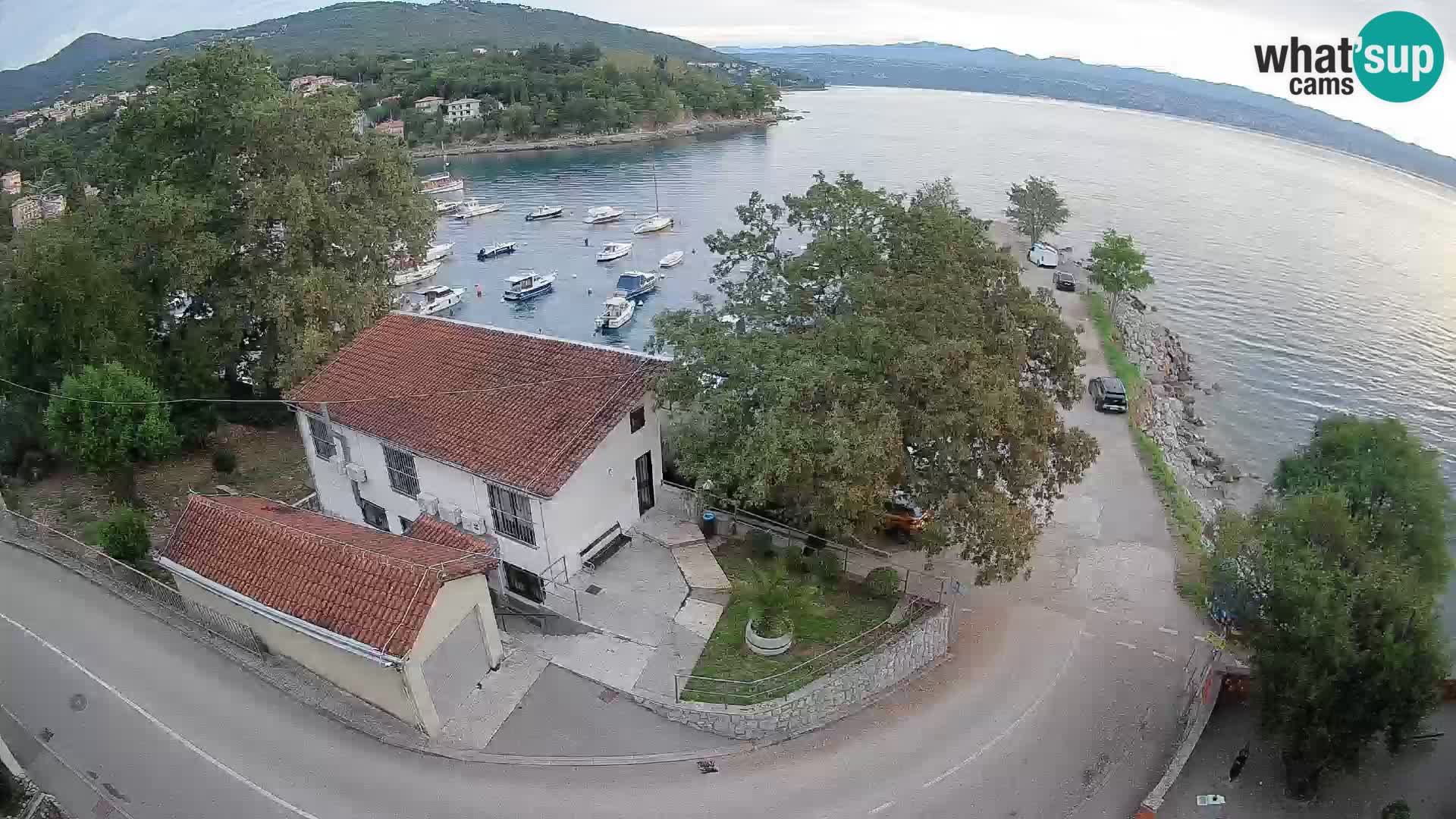 Webcam port d’Ika – Vue en direct et lumières d’Opatija