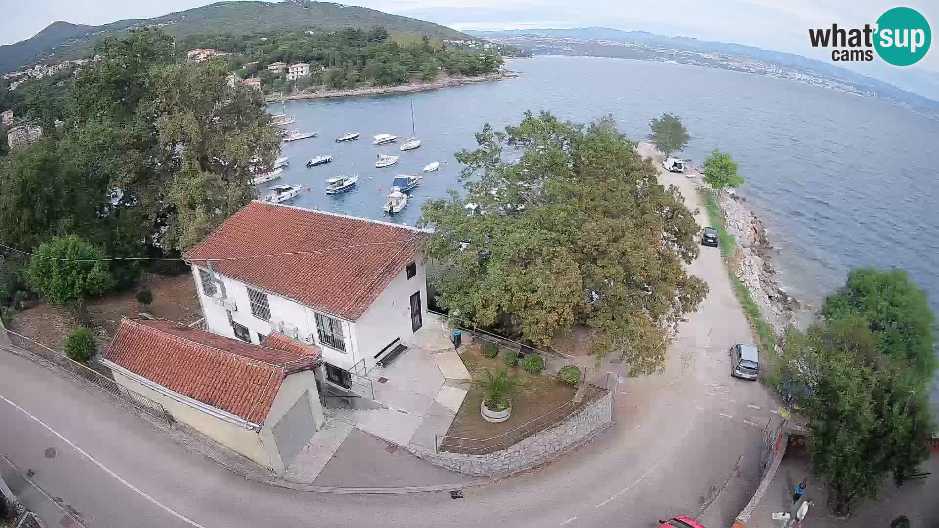 Webcam porto Ika – Vista LIVE sul porto e le luci di Opatija