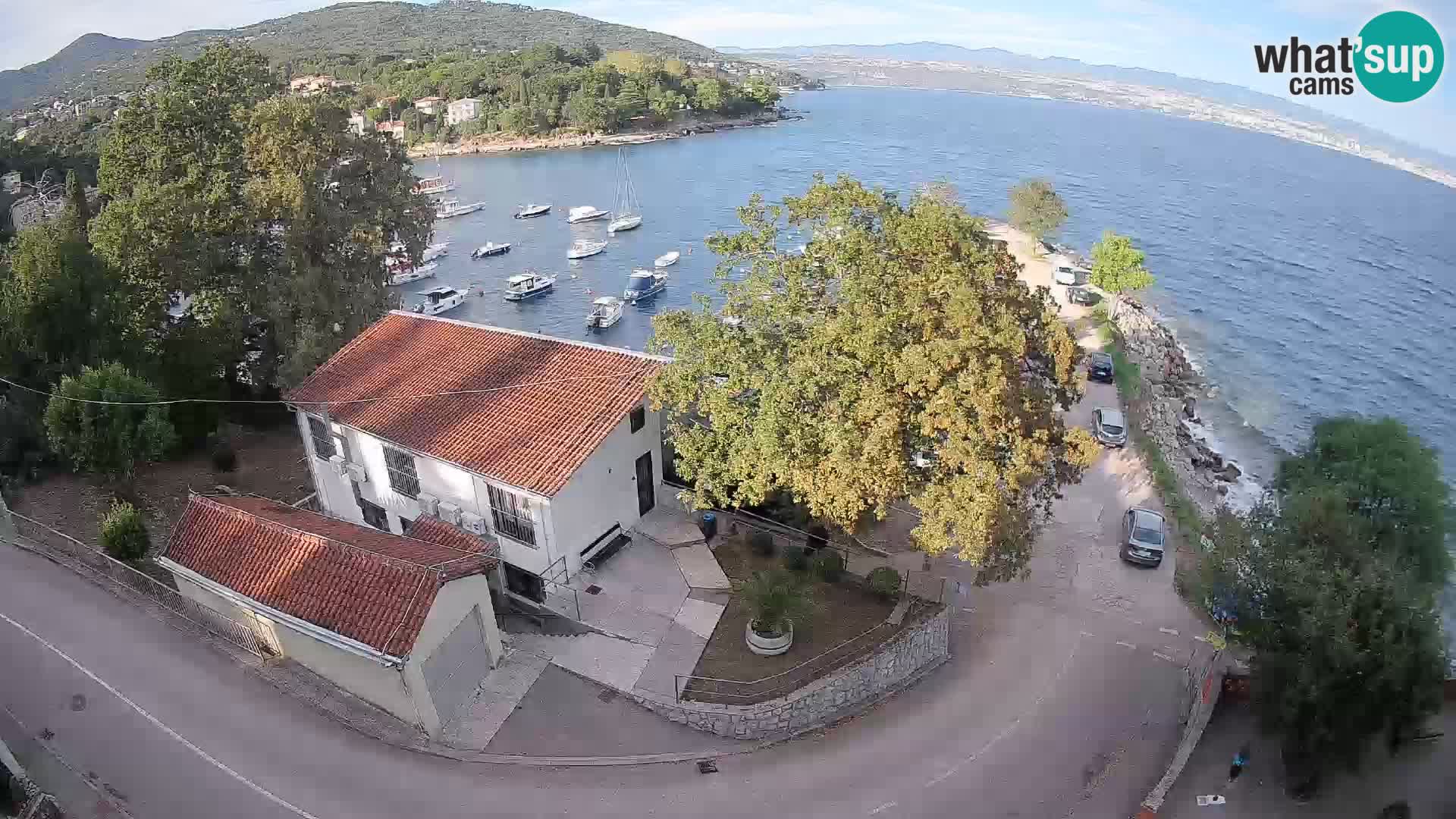 Webcam Ika Hafen – LIVE Blick auf den Hafen und die Lichter von Opatija