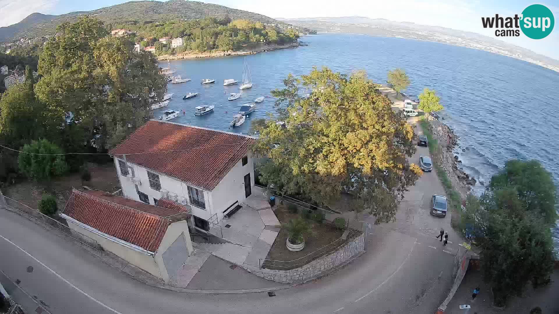 Webcam Ika Hafen – LIVE Blick auf den Hafen und die Lichter von Opatija