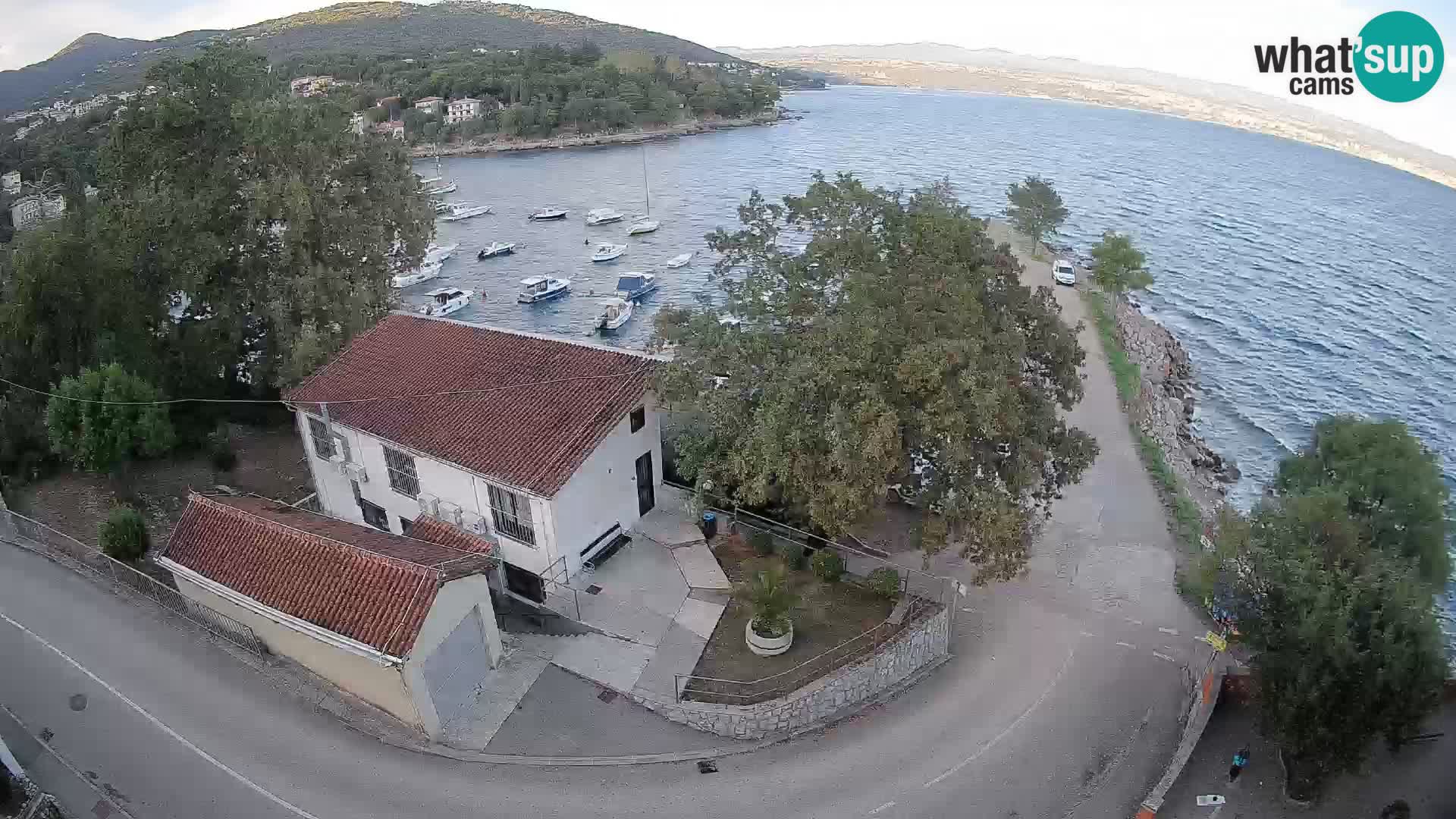 Ika Harbor Webcam – LIVE View of the Harbor and Opatija Lights