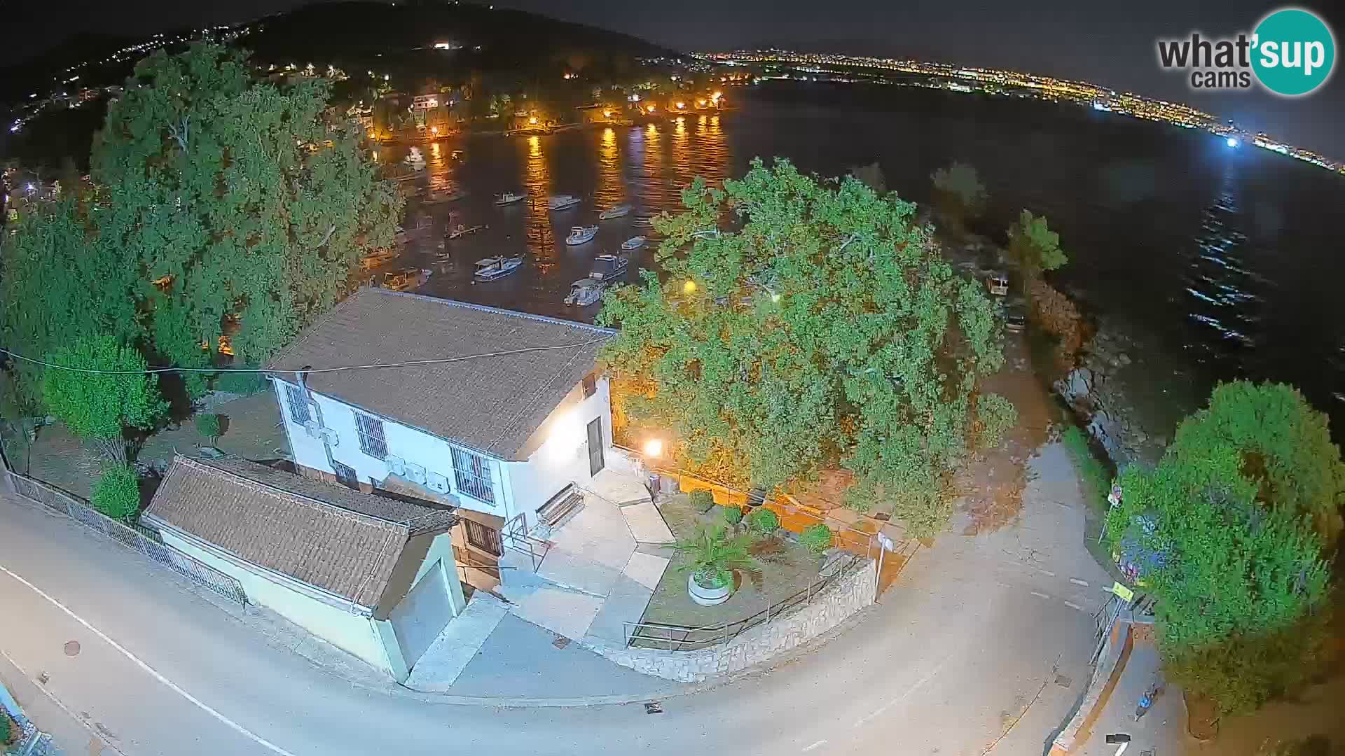 Webcam Ika Hafen – LIVE Blick auf den Hafen und die Lichter von Opatija