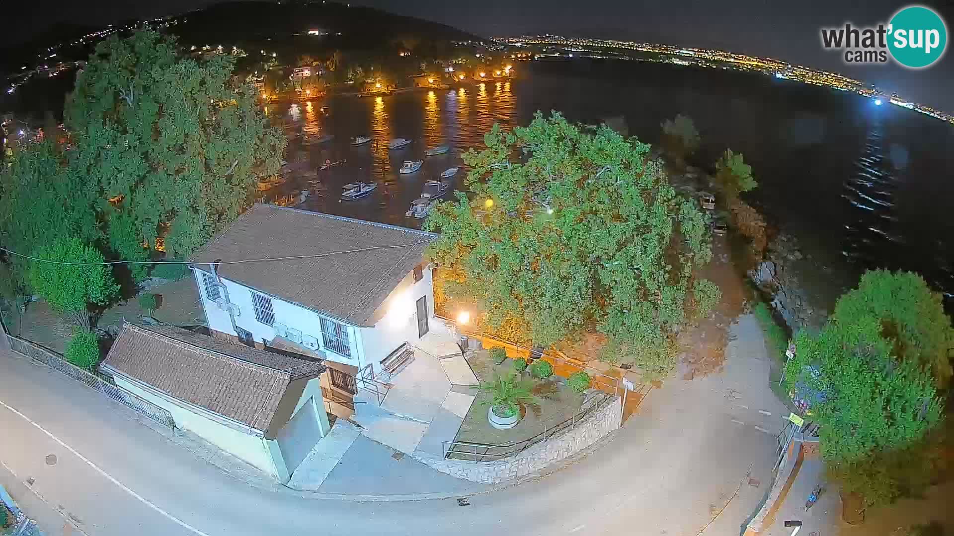 Webcam Ika Hafen – LIVE Blick auf den Hafen und die Lichter von Opatija