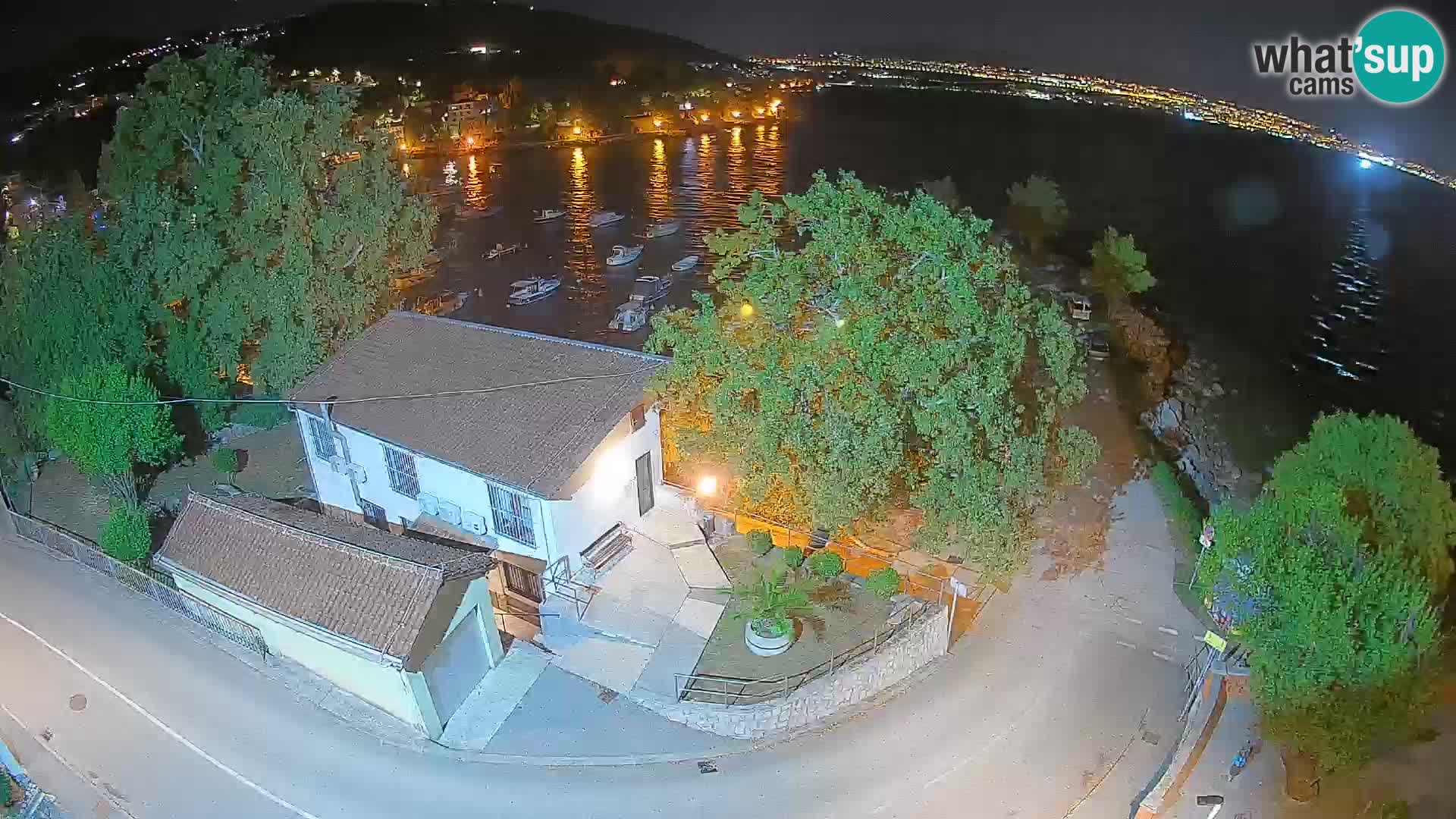 Webcam Ika Hafen – LIVE Blick auf den Hafen und die Lichter von Opatija