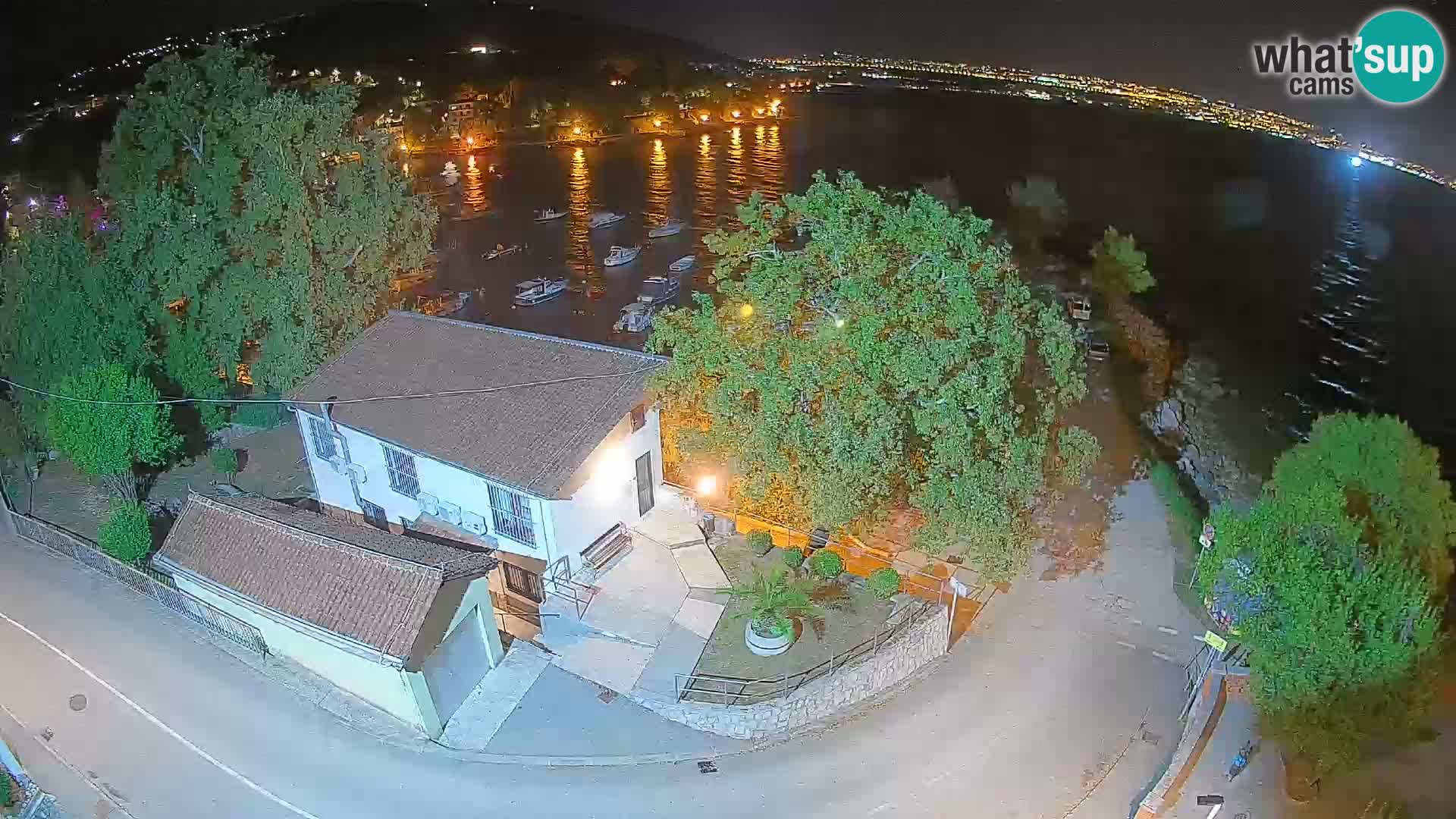 Webcam port d’Ika – Vue en direct et lumières d’Opatija