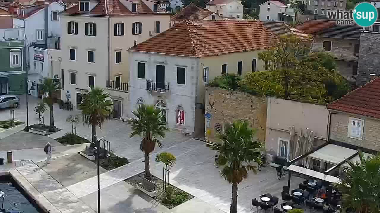 Webcam Jelsa Live motorisée – île de Hvar – Dalmatie – Croatie