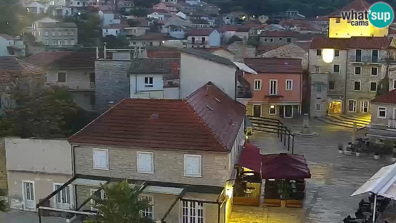 Webcam Jelsa Live motorisée – île de Hvar – Dalmatie – Croatie