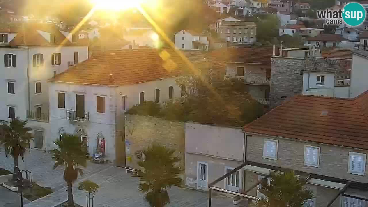 Jelsa camera en vivo Hvar isla