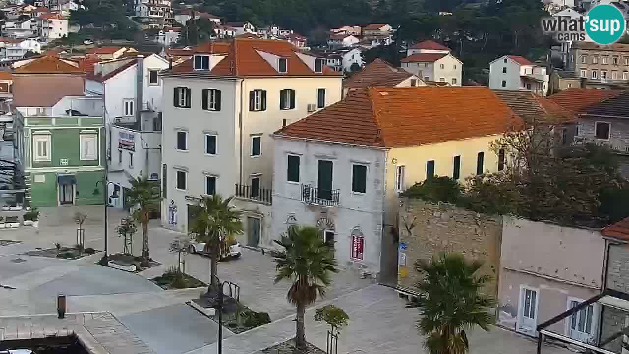 Jelsa vrtljiva spletna kamera otok Hvar – Dalmacija – Hrvaška