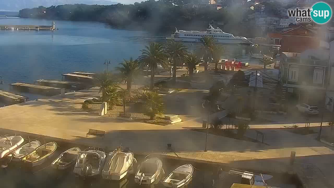 Jelsa vrtljiva spletna kamera otok Hvar – Dalmacija – Hrvaška