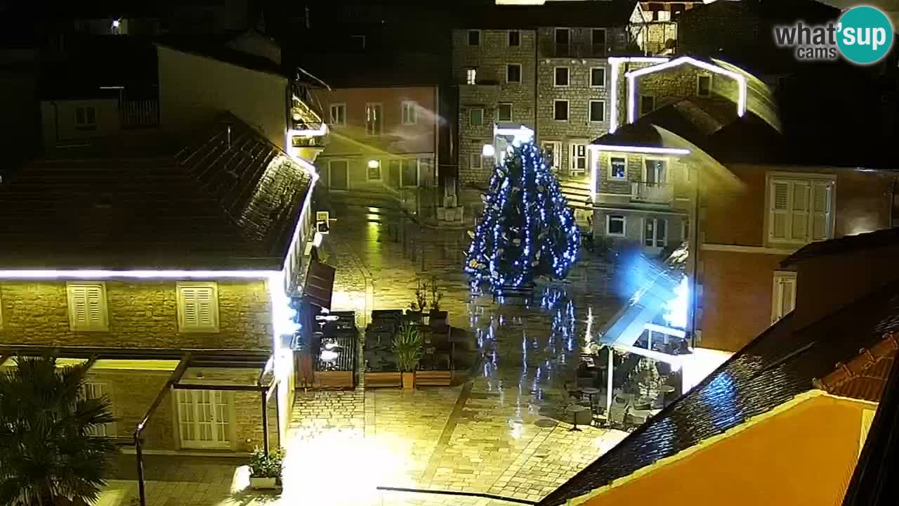 Webcam Jelsa Live motorisée – île de Hvar – Dalmatie – Croatie