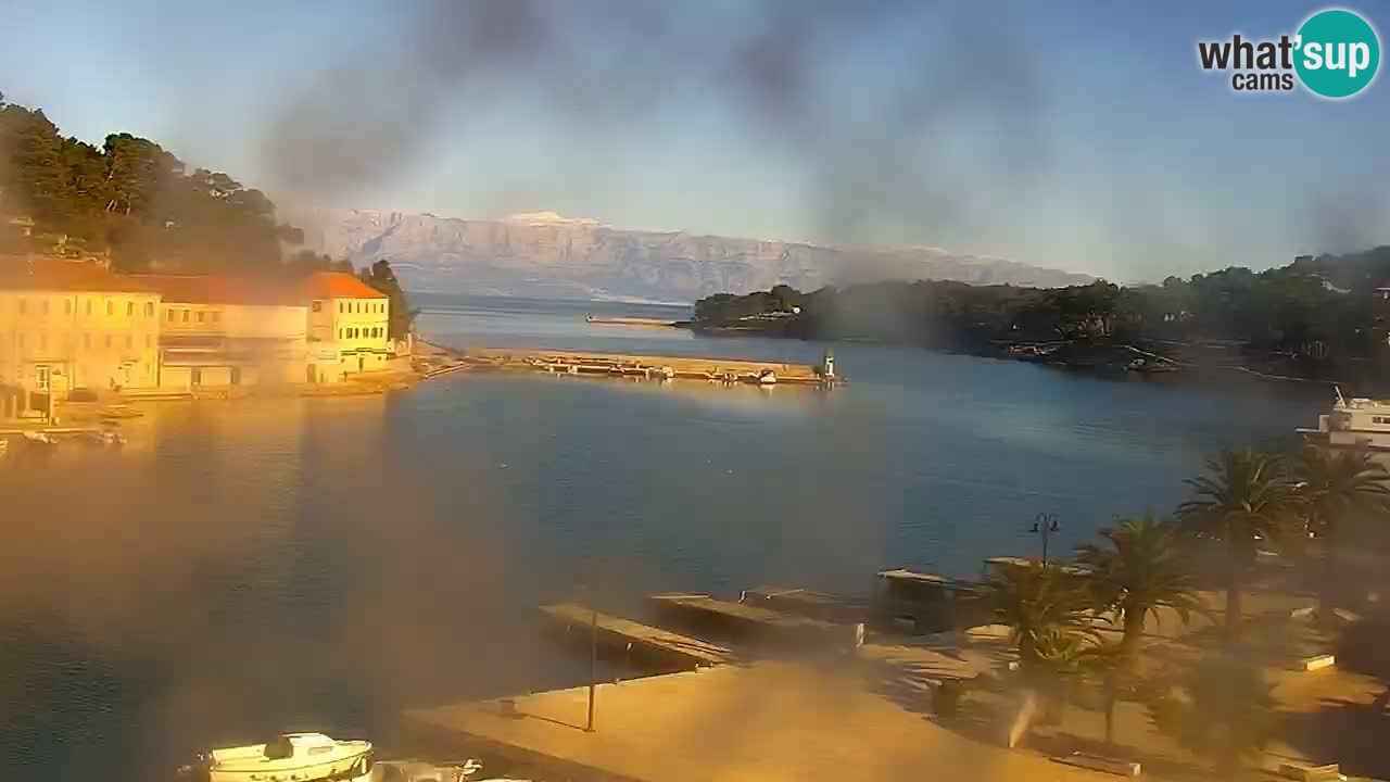 Webcam Jelsa Live motorisée – île de Hvar – Dalmatie – Croatie