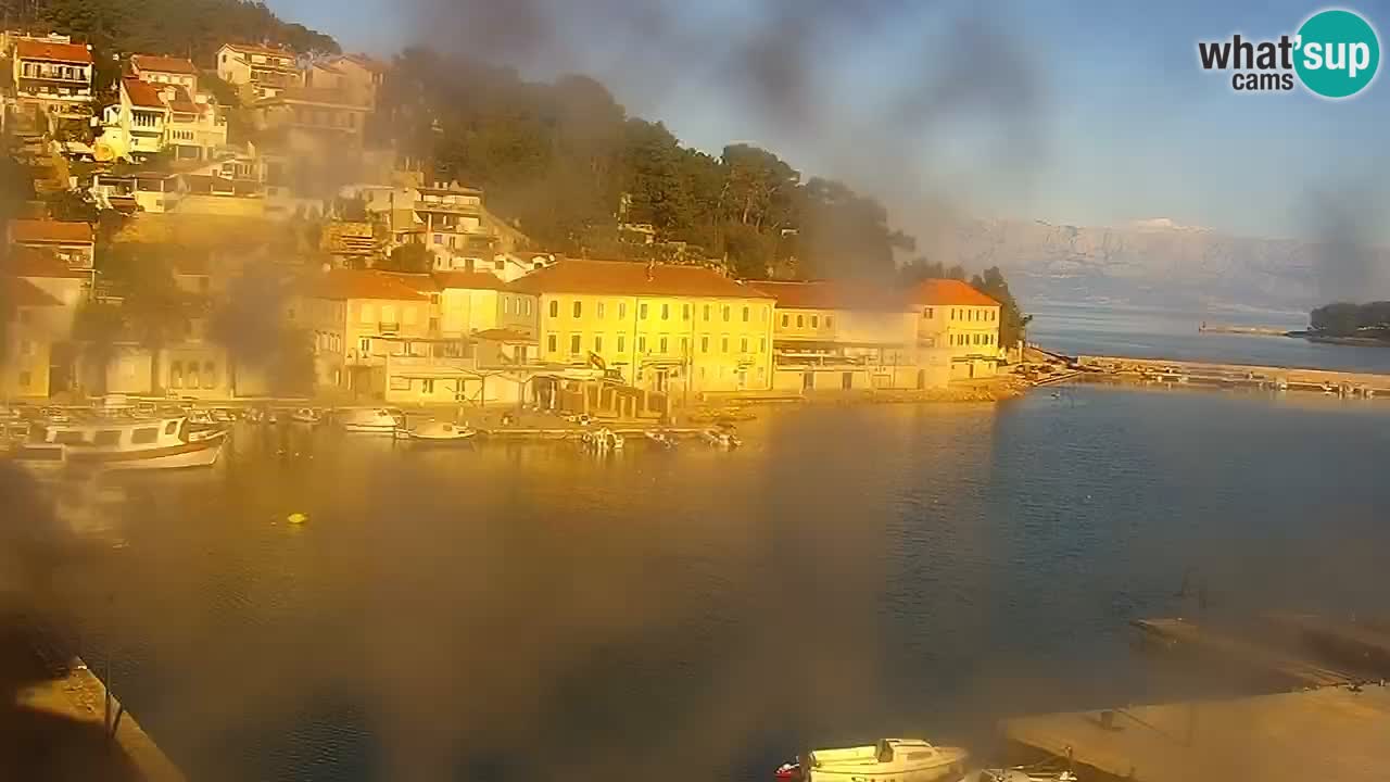 Webcam Jelsa Live motorisée – île de Hvar – Dalmatie – Croatie