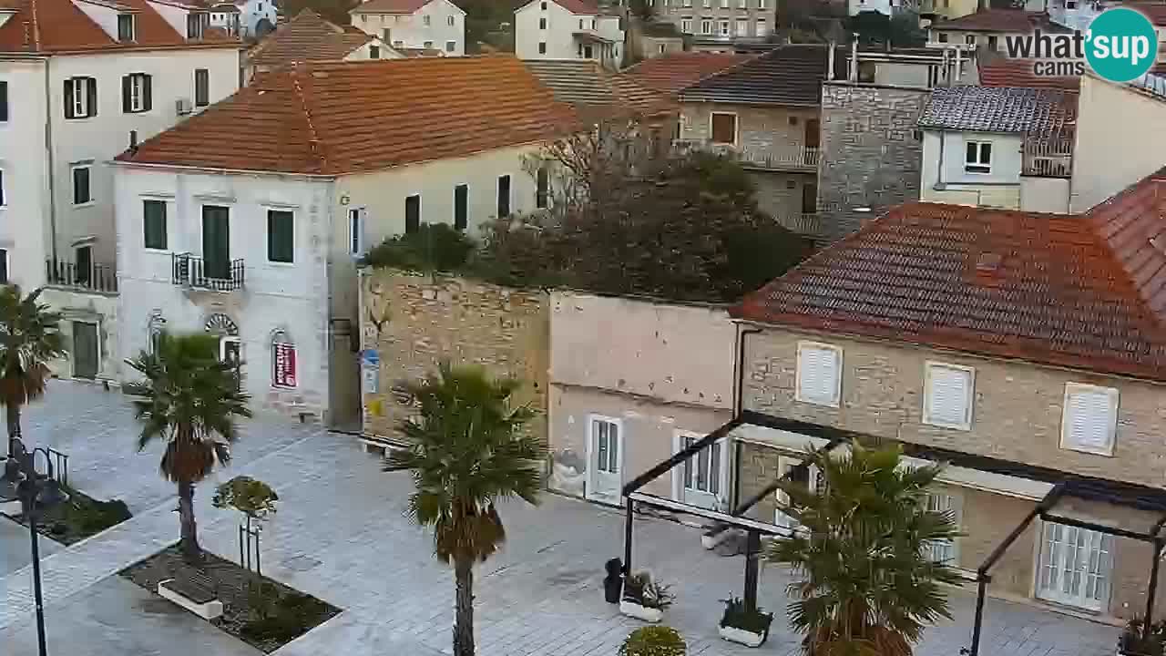 Jelsa camera en vivo Hvar isla