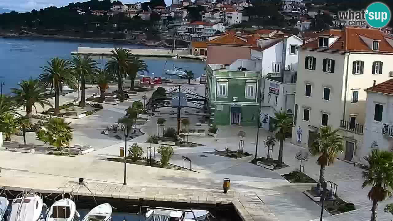 Webcam Jelsa Live motorisée – île de Hvar – Dalmatie – Croatie