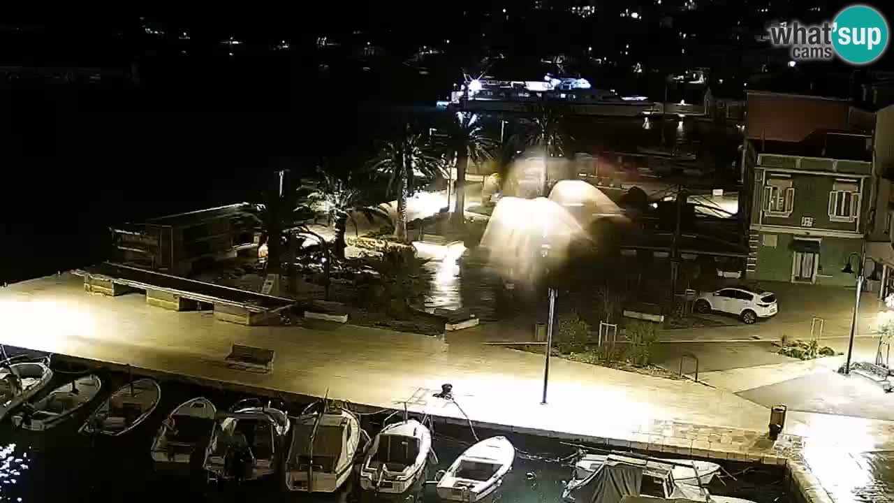 Webcam Jelsa Live motorisée – île de Hvar – Dalmatie – Croatie