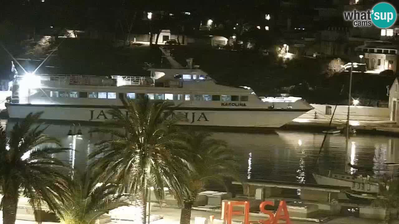 Webcam Jelsa Live motorisée – île de Hvar – Dalmatie – Croatie