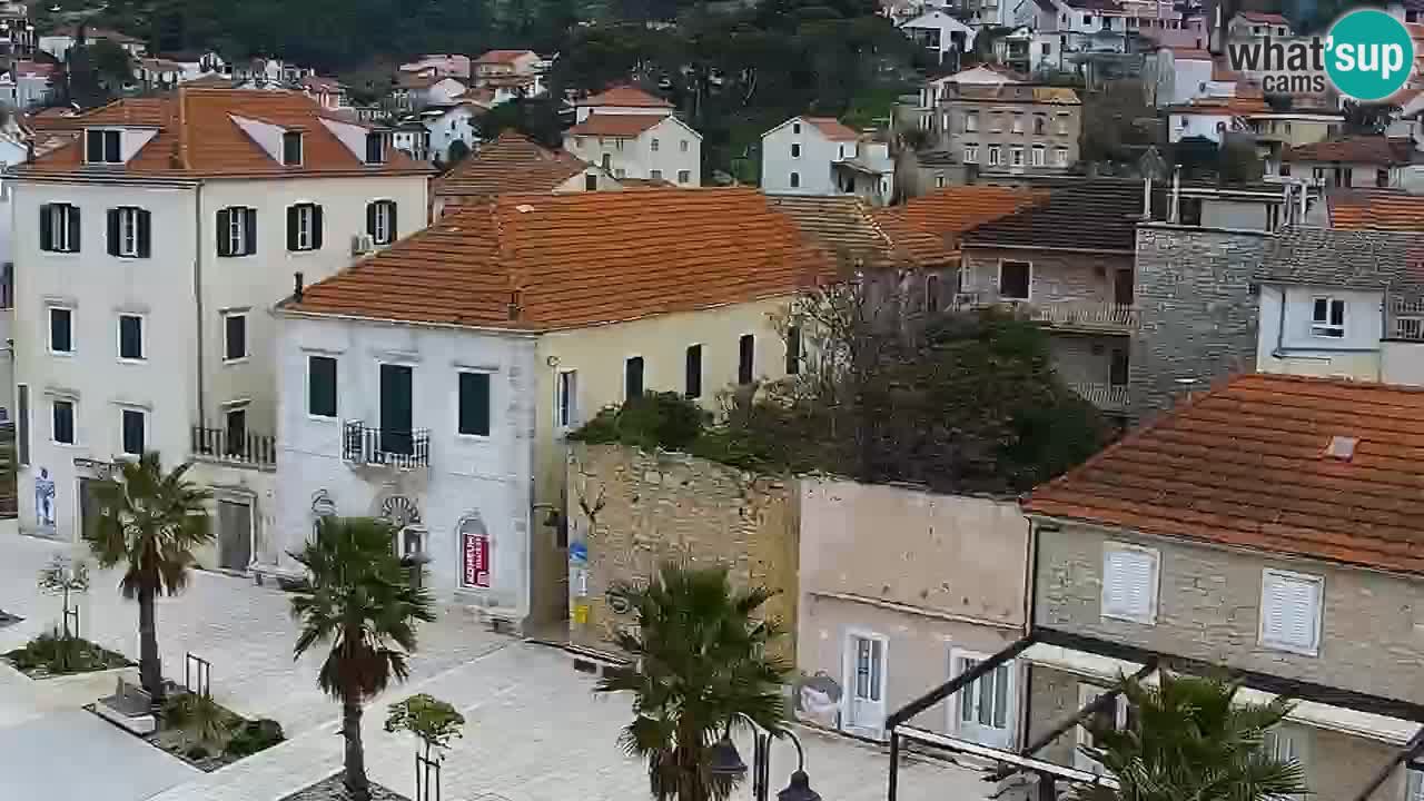 Jelsa vrtljiva spletna kamera otok Hvar – Dalmacija – Hrvaška