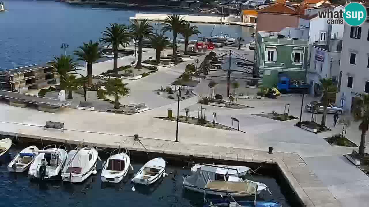 Webcam Jelsa Live motorisée – île de Hvar – Dalmatie – Croatie