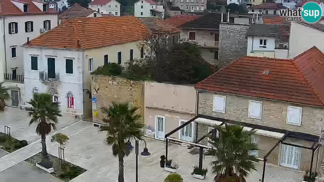 Webcam Jelsa Live motorisée – île de Hvar – Dalmatie – Croatie