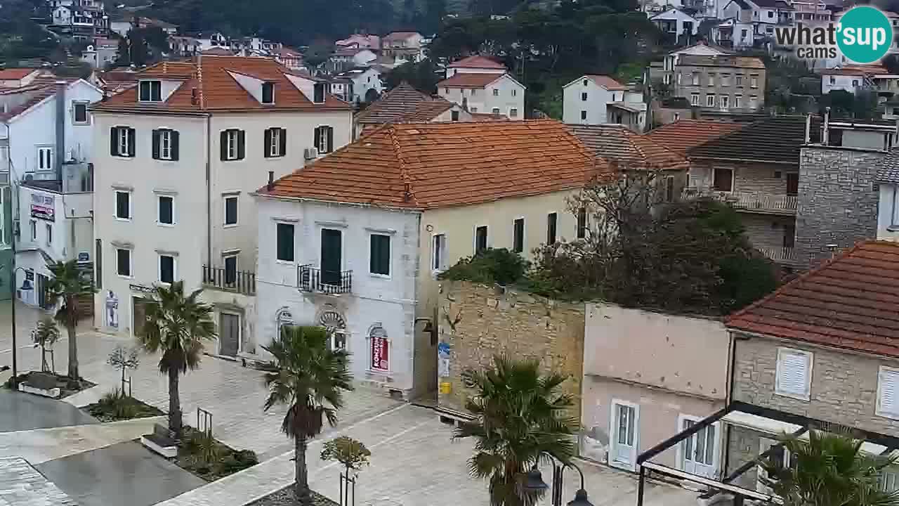 Jelsa vrtljiva spletna kamera otok Hvar – Dalmacija – Hrvaška