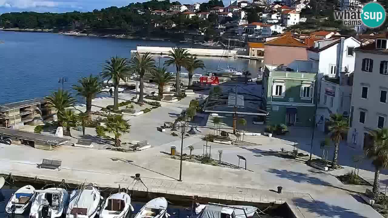 Webcam Jelsa Live motorisée – île de Hvar – Dalmatie – Croatie