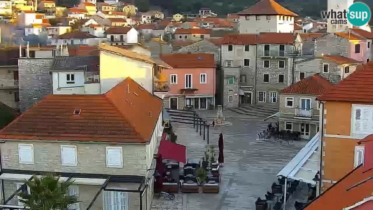 Webcam Jelsa Live motorisée – île de Hvar – Dalmatie – Croatie