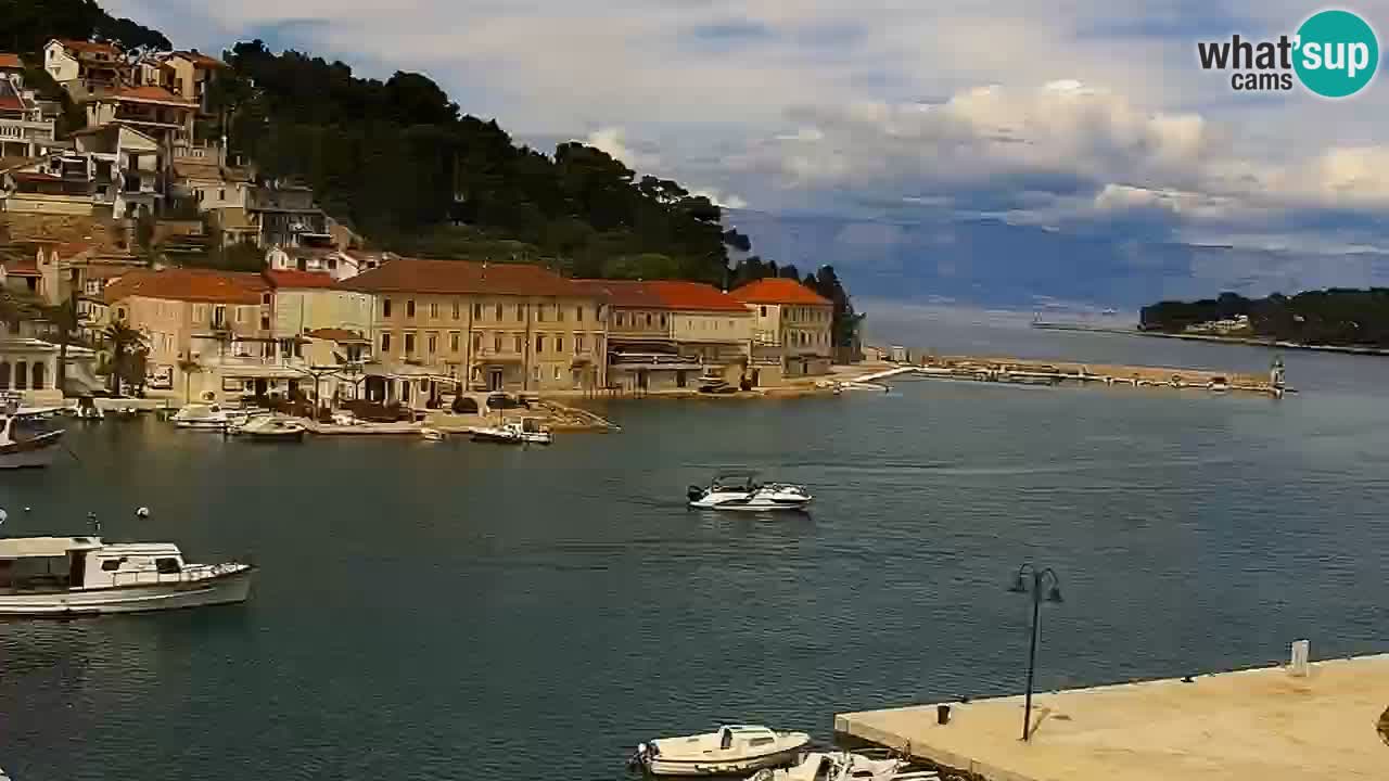 Webcam Jelsa Live motorisée – île de Hvar – Dalmatie – Croatie