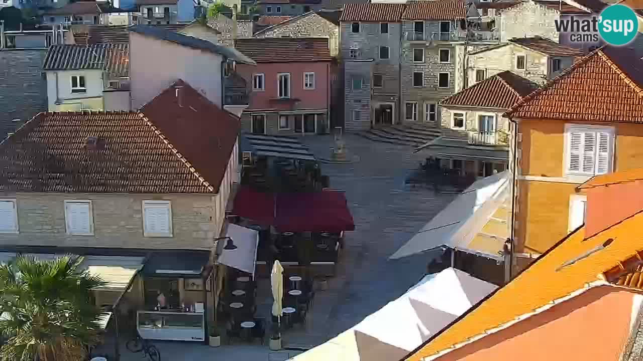 Webcam Jelsa Live motorisée – île de Hvar – Dalmatie – Croatie